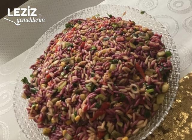 İki Renkli Şehriye Salatası (Şalgam İle)
