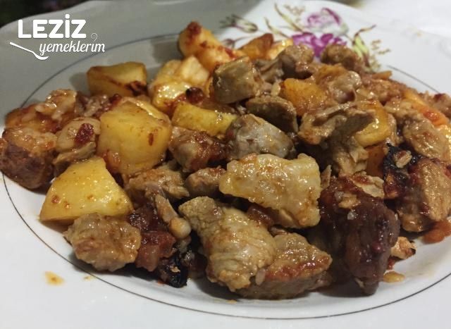 Fırında Patatesli Kavurma