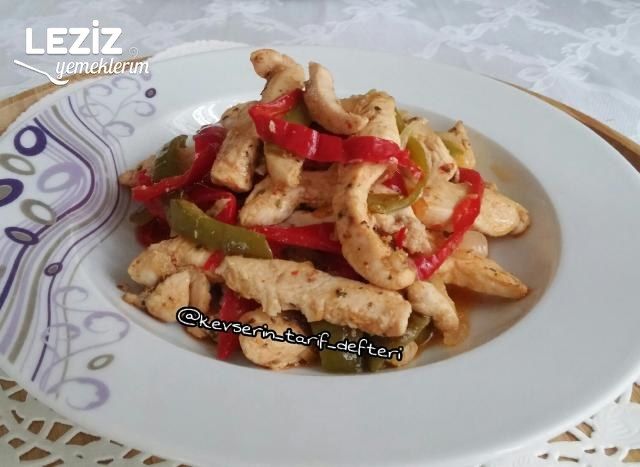 Tavuk Fajita Yapımı