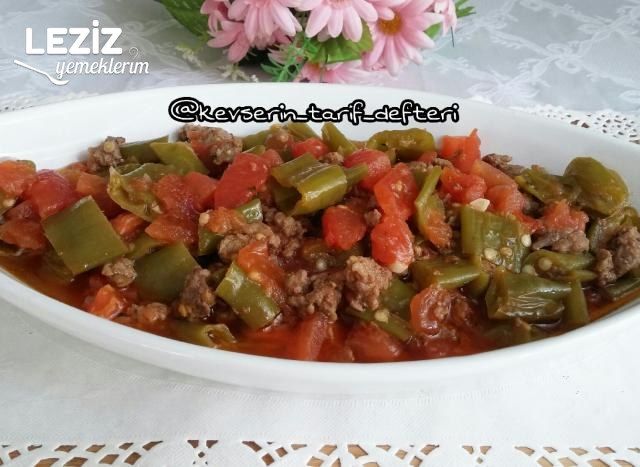 Kıymalı Domatesli Biber Sote