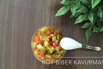 Köy Biberi Kavurması