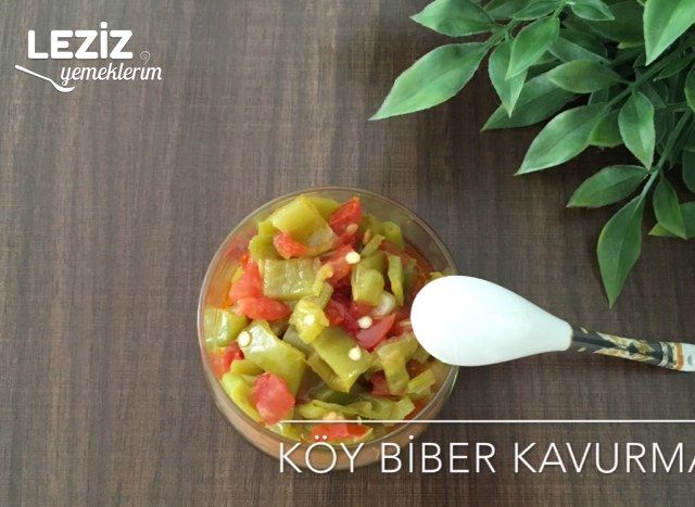 Köy Biberi Kavurması
