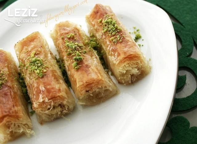 Kadayıflı Cevizli Sarma Baklava