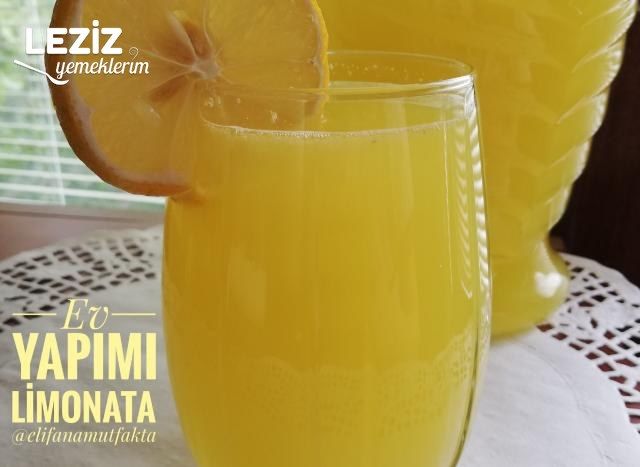 Ev Yapımı Limonata (Çok Kolay)