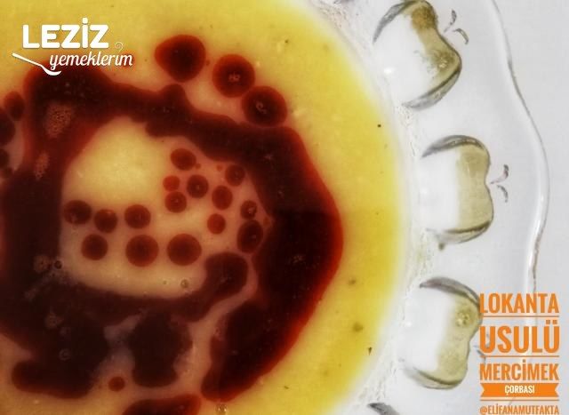 Lokanta Usulü Mercimek Çorbası Tarifi