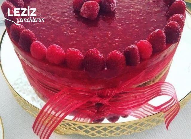 Frambuazlı Cheesecake Yapımı