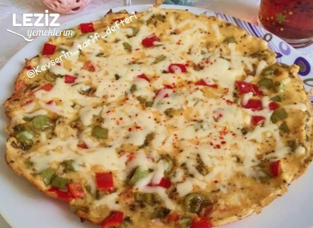 Leziz Kaşarlı Biberli Omlet