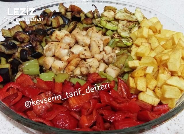 Tavuklu Karışık Sebze Kızartması