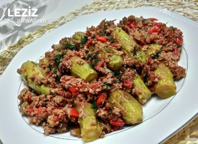 Fırında Kıymalı Kabak Kalye