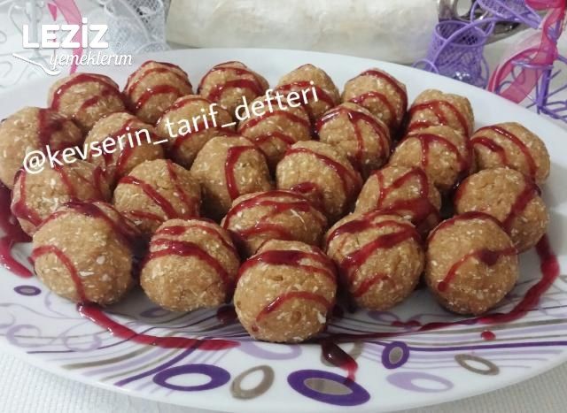 Pişmeyen Sade Kurabiye