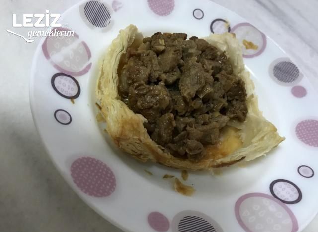 Milföy Çanağında Et Kavurma