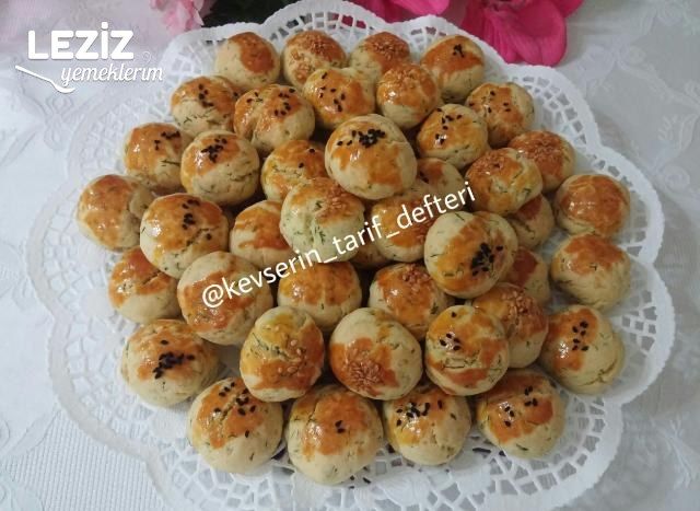 Atıştırmalık Otlu Peynirli Kurabiye (Poğaça Tadında)