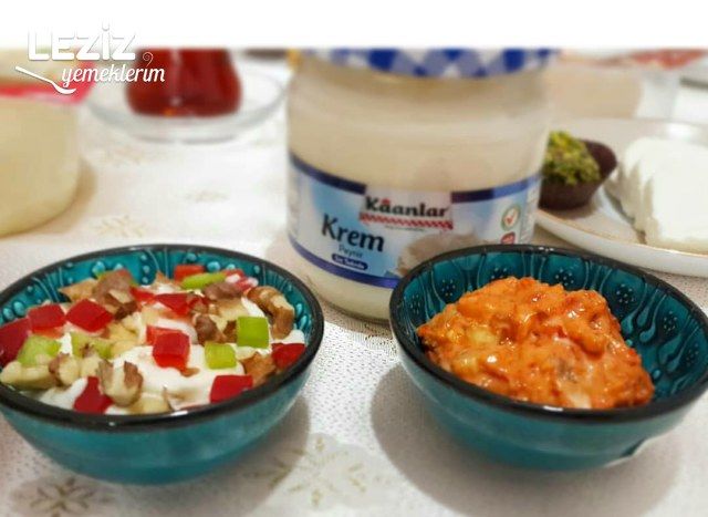 Çok Basit Krem Peynirli Kahvaltılıklar