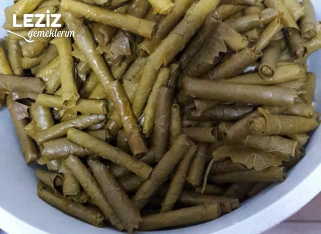 Pişmeyen İç Harçtan Zeytinyağlı Sarma (Tüm Aşamalarla)