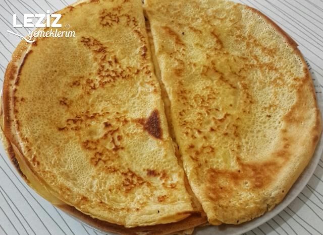 Gözleme Tadında Kaşarlı Krep