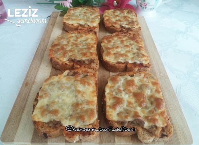 Nefis Kaşarlı Kıymalı Ekmekler