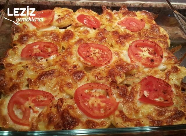 Fırında Kaşarlı Patates Oturtma