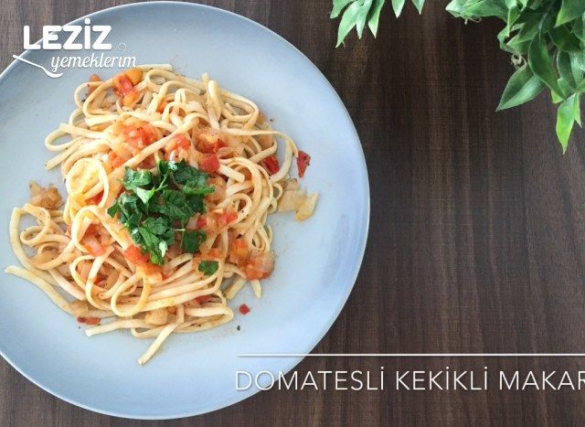 Domatesli Kekikli Makarna