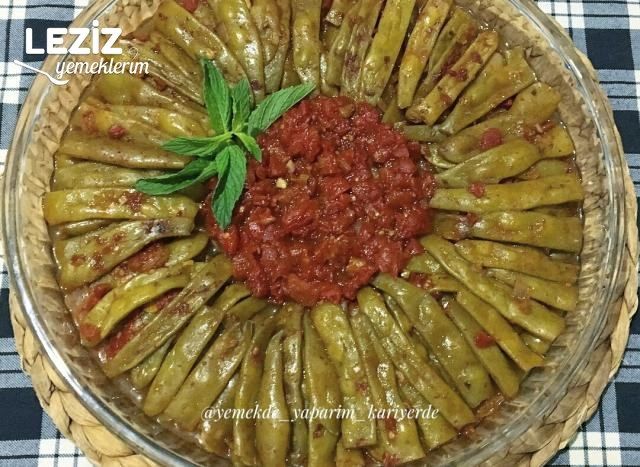 Zeytinyağlı Taze Fasulye Dizmesi