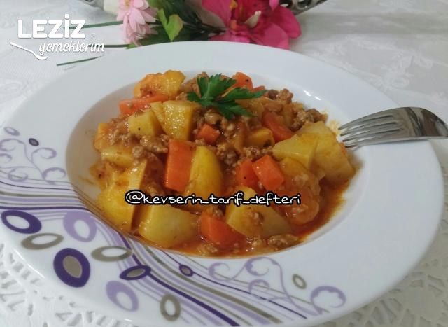 Kıymalı Patates Yemeği (Çok Pratik)