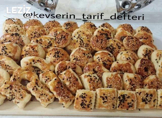 Pastane Usulü Tuzlu Kurabiyeler