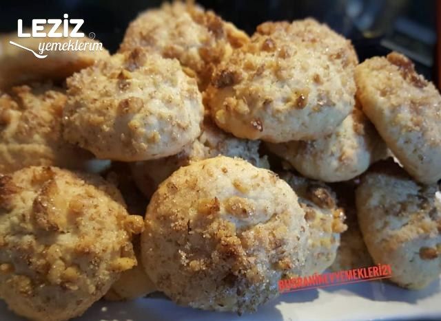 Limonlu Cevizli Kurabiye