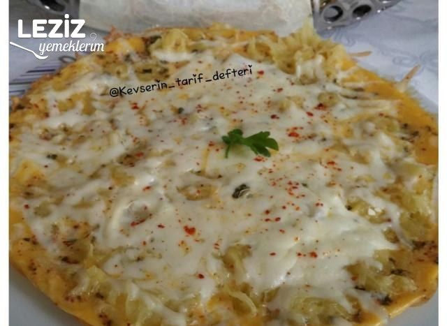 Kahvaltılık Patatesli Kaşarlı Omlet