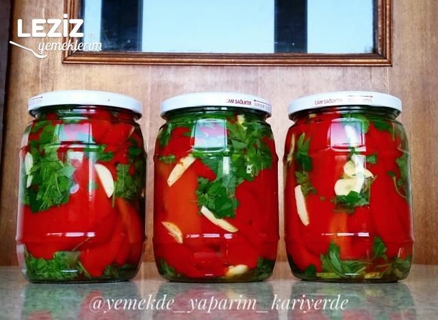 Közlenmiş Biber Konservesi