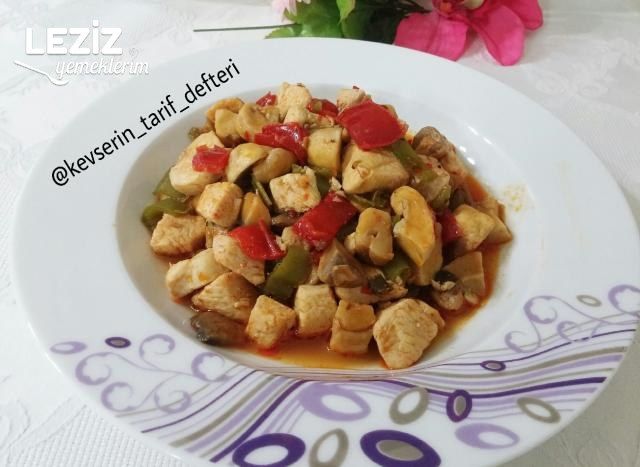 Mantarlı Tavuk Sote Yapılışı