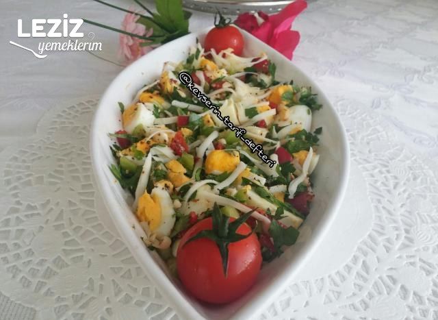 Kahvaltılık Nefis Yumurta Salatası