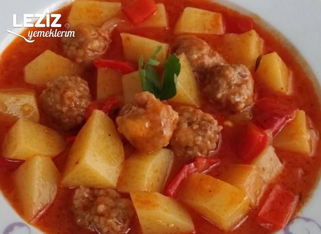 Nefis Patatesli Sulu Köfte Tarifi