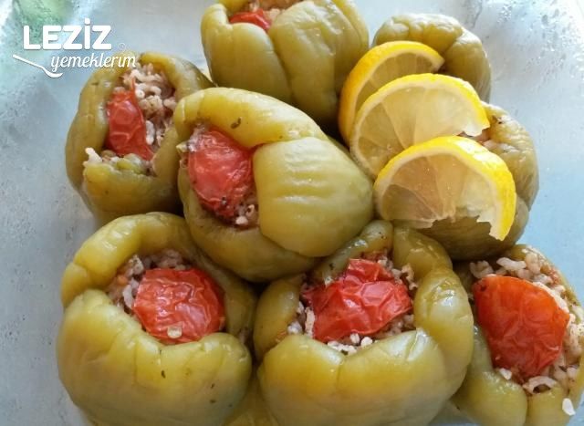 Yalancı Zeytinyağlı Biber Dolma