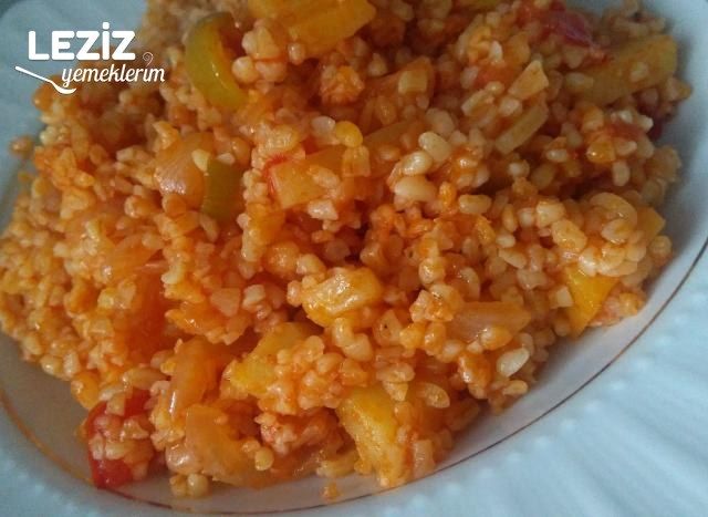 Kolay Sebzeli Bulgur Pilavı
