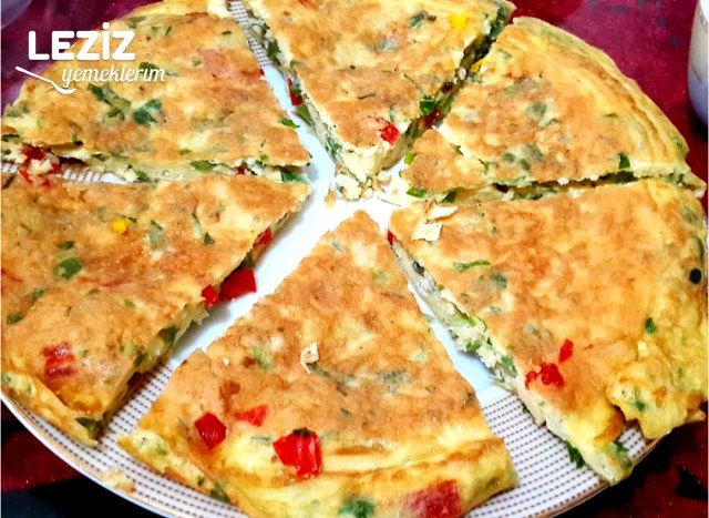 Biberli Peynirli Omlet (Harika Lezzet - Mutlaka Deneyin)
