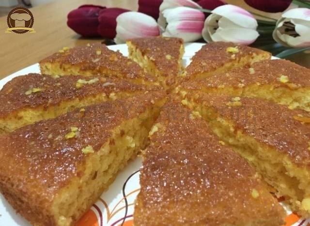 Portakal Şuruplu Kek