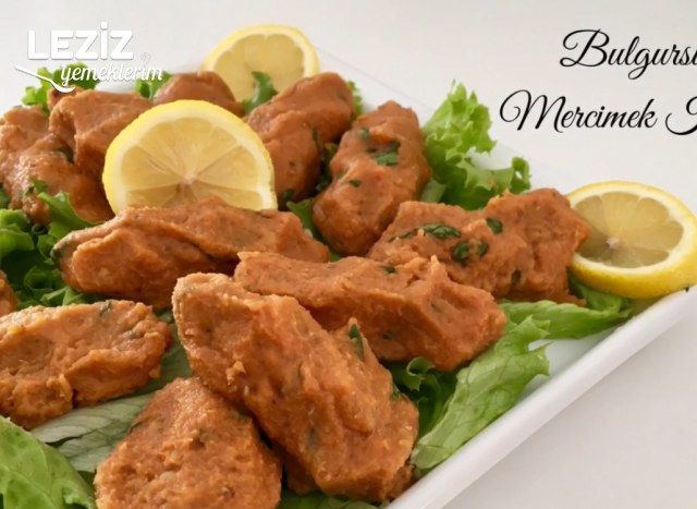 Bulgursuz Mercimek Köftesi