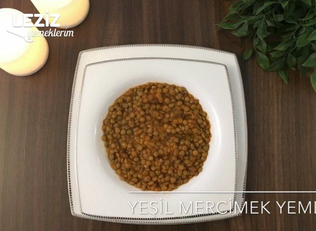 Yeşil Mercimek Yemeği (Videolu)