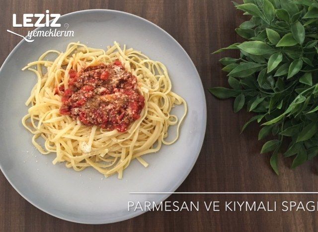 Parmesanlı Kıymalı Spagetti (Videolu)