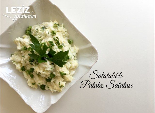 Salatalıklı Patates Salatası