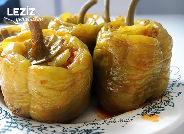 Etli Yeşil Biber Dolması