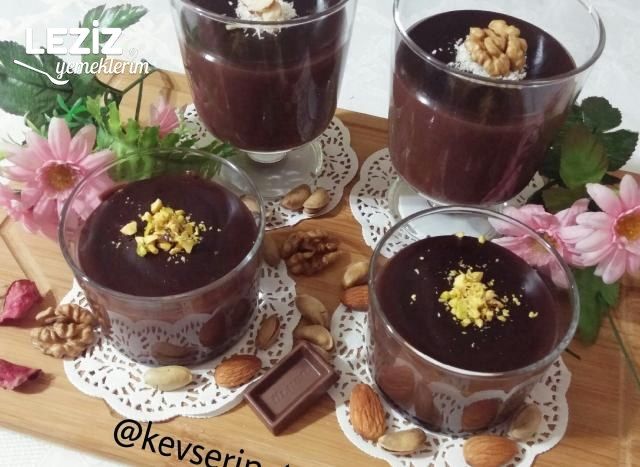 10 Dakikada Ev Yapımı Kakaolu Puding