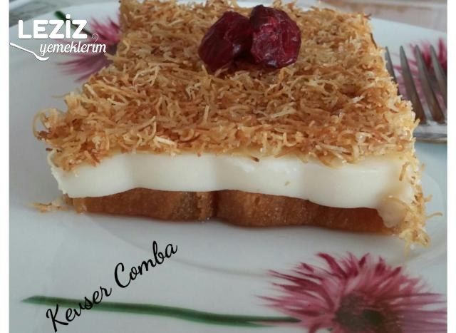 Kadayıflı Muhallebili Etimek Tatlısı