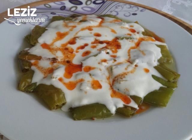 Yoğurtlu Yeşil Biber Kızartması