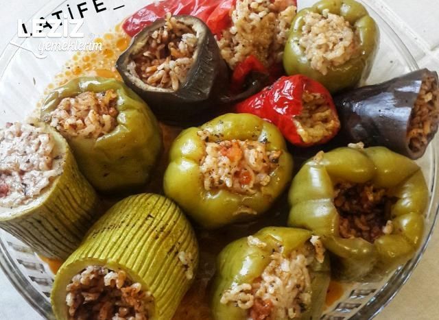 Karışık Dolma (Biber, Kabak, Patlıcan)