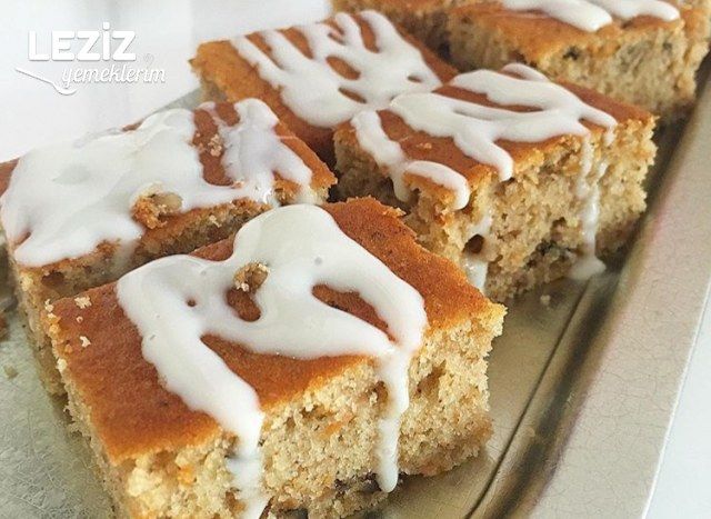 Havuçlu Cevizli Kek (Enfes Sunumuyla)