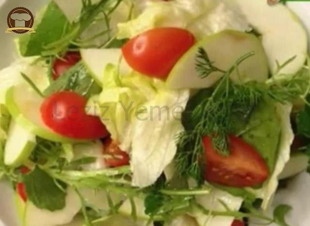 Yeşil Elmalı Salata