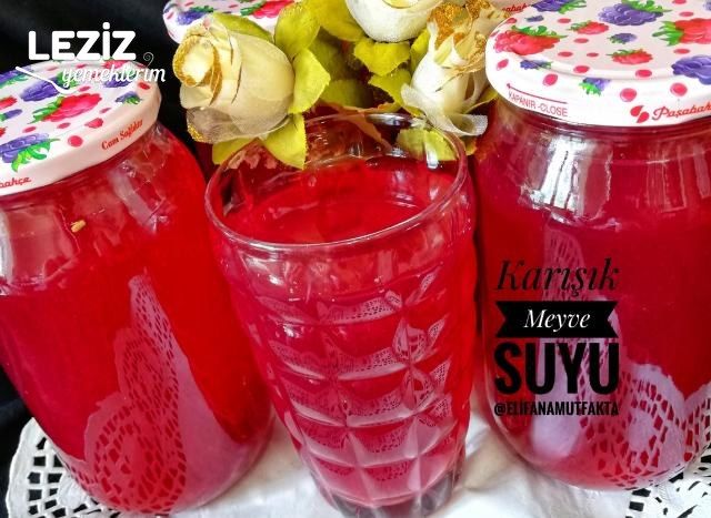 Karışık Meyve Suyu Tarifi