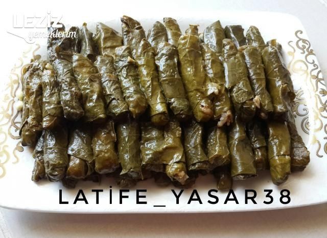 Yaprak Sarması (Bulgurlu, Pirinçli)