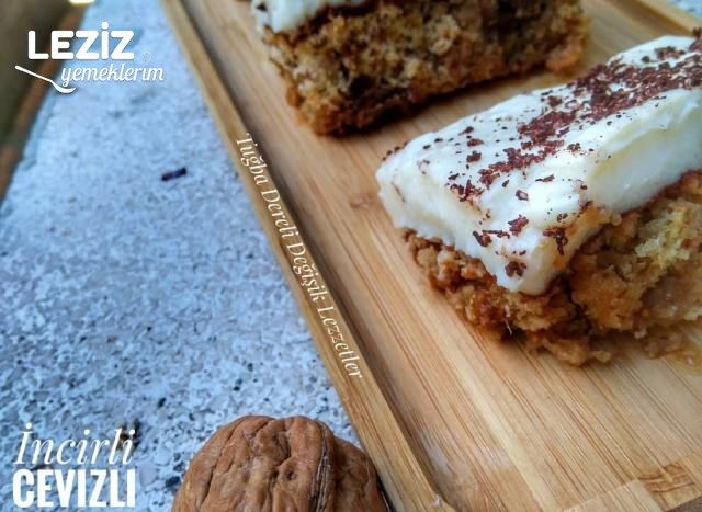 İncirli Cevizli Pasta