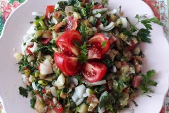 Kolay Patlıcan Salatası